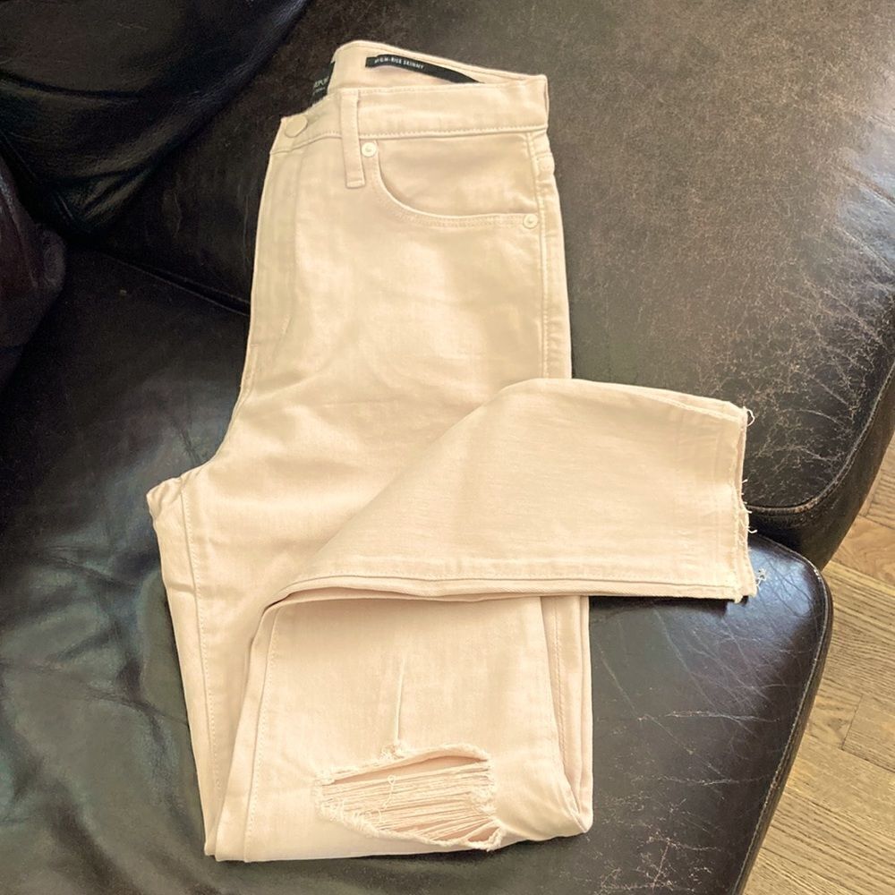 Banana Republic High Rise Skinny Premium Denim